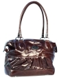 Кожаная сумка Eleganzza, цвет: коричневый ZO - 5285 2009 г инфо 7110r.